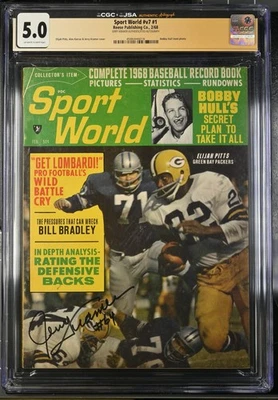Sport World 1968 #v7 #1 Reese Pub febrero Jerry Kramer automático CGC 5,0 Foto 1 de 2