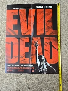 THE EVIL DEAD Movie Poster 1981 2003 French Re Release Sam Raimi Bruce Campbell - Picture 1 of 5
