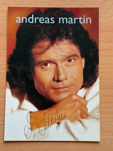 Andreas Martin - Biglietto autografo originale firmato - #51078 - Foto 1 di 1