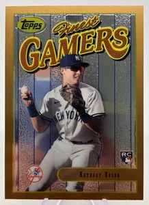 2023 Topps Finest Flashbacks - Finest Gamers Anthony Volpe #76 (RC) Yankees - Bild 1 von 2