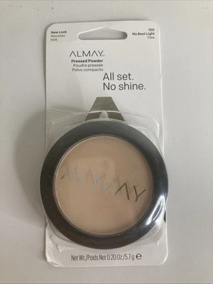 Almay Pressed Powder Light 100 My Best Light Oil Free Shine - NEW - Image 1 of 2