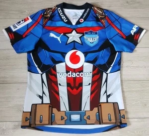 Vodacom Blue Bulls Captain America Marvel Rugby Shirt 2019 - Puma M Jersey Top - Picture 1 of 10