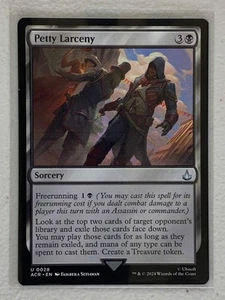 Petty Larceny - ACR U 0028 Uncommon - Magic Universes Beyond: Assassin's Creed - Bild 1 von 1