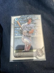 Colson Montgomery 2022 1st Bowman Chrome Baseball RC #BCP-71 Chicago White Sox - Foto 1 di 1