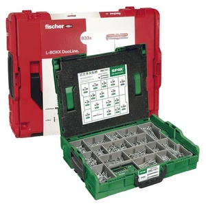 vasalat Dübel und Schrauben Set im praktischen Sortimentskoffer 3279-teilig - Bild 1 von 10
