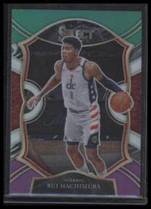 2020-21 Panini Select #13 Rui Hachimura Green White Purple - Picture 1 of 2