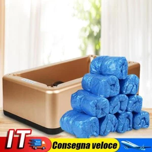 Automatic Shoe Cover Machine with Shoe Covers Hand-Free T Buckle for Home Office - Foto 1 di 24