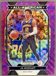 Selecciones del draft de Panini Prizm 2024 - All-American Purple Wave Prizm Ja Morant #14 - Imagen 1 de 2