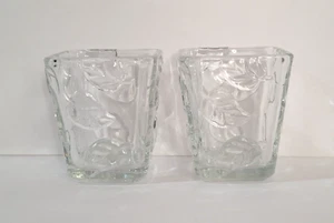PartyLite ARBOR BREEZE VOTIVE SET - Embossed Leaves - Votive or Tealight - Picture 1 of 6