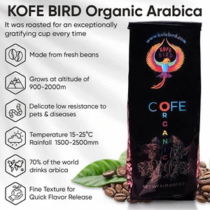 Colombia Supremo Organic Coffee Whole Beans - Full City Roast (2 POUNDS) - Picture 1 of 8