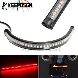 Universal Motorcycle 49 LED Tira de Luz Trasera Barra Freno Parada Giro Señal Flexible - Imagen 1 de 12