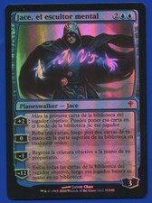 FOIL Jace, the Mind Sculptor Spanish Worldwake  MTG magic See Scans!  #2101
