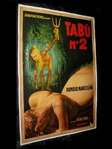 ARGENTINA ORIGINAL I TABU N. 2 MACBRO LinenBacked SECRETS OF THE FORBIDDEN WORLD - Picture 1 of 1