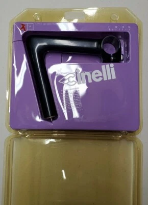 NOS vintage Cinelli 1A 130mm black Road Stem  22.2MM x 26.4MM NEW  - Image 1 of 4