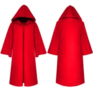 Hooded Cloak Halloween Grim Reaper Cape Medieval Versatile Cape Adults and Kids - Picture 1 of 33