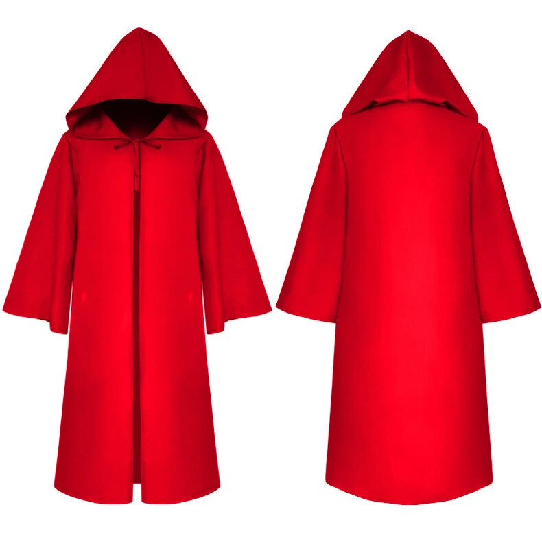 Hooded Cloak Halloween Grim Reaper Cape Medieval Versatile Cape Adults and Kids - Image 1 of 2