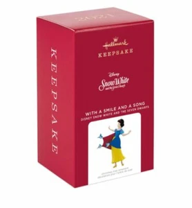 HALLMARK 2021 - CON UNA SONRISA Y UNA CANCIÓN - DISNEY SNOW WHITE & DWARFS - COMO NUEVO EN CAJA - Imagen 1 de 2