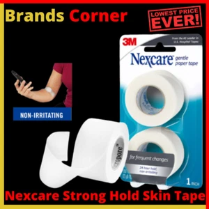 Nexcare Strong Hold Skin Tape 25.4mm x9.14mm sensitive skin, pain free tape - Picture 1 of 10