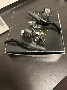 NOS Shimano Deore XT STI-M092 Right & Left Shifters Brake Levers Combo 3x7s NEW - Picture 1 of 9