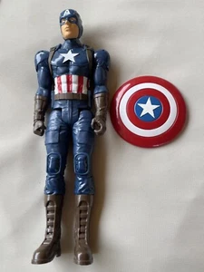 CAPTAIN AMERICA 12” Action Figure Hasbro Marvel Avengers Titan Hero Series 2016 - Picture 1 of 2