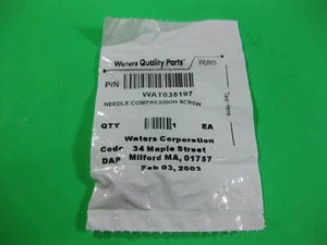 Waters Needle Compression Screw -- WAT035197 -- New - Picture 1 of 6