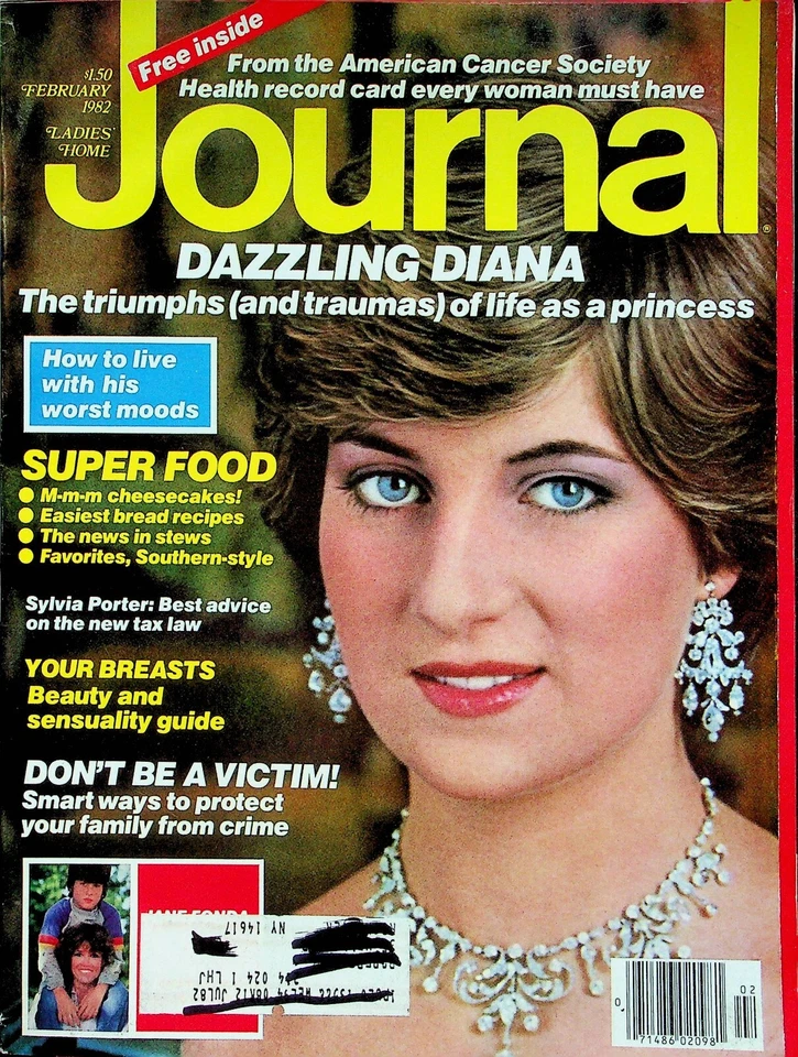 Ladies' Home Journal Magazine Princess Diana February 1982 080422R - Image 1 of 1