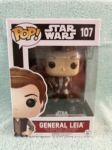 General Leia - Star Wars : The Force Awakens - FUNKO POP! #107 - NEW - Picture 1 of 4