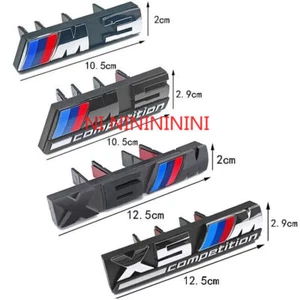 Emblem X1 X2 X3 X4 X5M X6M X7M G82 G83 F48 G60 G68 BMW 3D Car Front Grille Badge - Foto 1 di 51