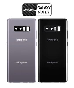 Galaxy Note 8 Back Glass with Camera Frame, Lens and Adhesive
