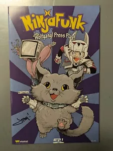 Ninja Funk #1 Wolfgang Press Play! Cover D WhatNot Exclusive Signed By JPG w COA - Picture 1 of 9