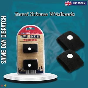 Anti Nausea / Motion Sickness Travel Wrist Bands. Ideal For Holiday And Travel - Picture 1 of 10