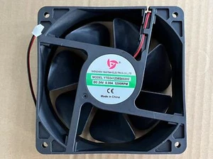 Ventilador de refrigeración máquina de soldadura 1 pieza Yingtian YTD241238S03202 24V 0.30A 12038 12 CM - Imagen 1 de 5