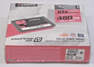 Disque SSD Kingston 480 Go Solid State Drive maintenant 300 V 450 Mo jamais utilisé - Photo 1/3