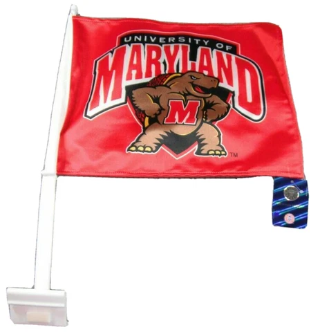 MARYLAND TERRAPINS NCAA LICENSED CAR FLAG FREE SHIPPING Cover