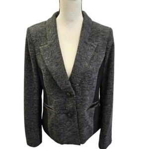 Cartonnier Anthropologie Emerson Gray Black Blazer Size 12 - Picture 1 of 8