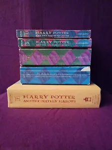 Harry Potter Softcover Buch und 1 HC SET 1 2 4 5 7 J.K Rowling - Bild 1 von 12