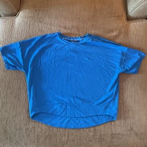 Vintage Lauren Ralph Lauren LRL Elasticizzata Sportiva Crop Top T-Shirt Donna Medium - Foto 1 di 10