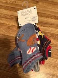 Harper Canyon NWT Boy's Socks 4-6 Size 1-7 Shoe Sports Football Baseball Soccer - Picture 1 of 5