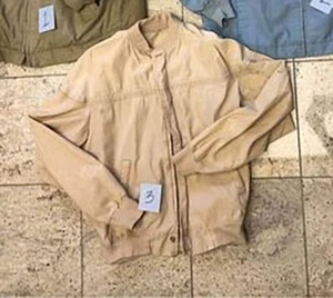 Vtg 50s 60's Talon zipper Mens Canvas Cotton Work Coat XL Tan - Picture 1 of 10