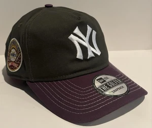 New Era New York Yankees Curved Golfer Snapback Hat 1923 World Series Side Patch - Picture 1 of 8