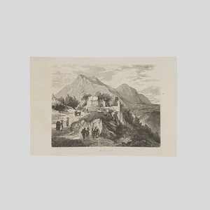 1883 Avellino Montevergine Xilografia - Picture 1 of 1