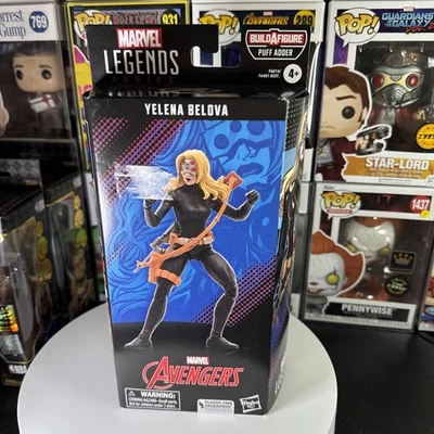 Figura de acción Yelena Belova Hasbro Marvel Legends 6" Puff Adder Wave nueva en caja Foto 1 de 4