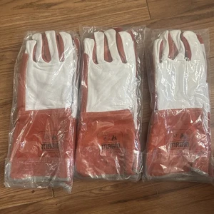 (MENGE 3 Paar) Magid T878pp Flame Leder Schweißer Handschuhe ANSI Cut Level A7 - Bild 1 von 4