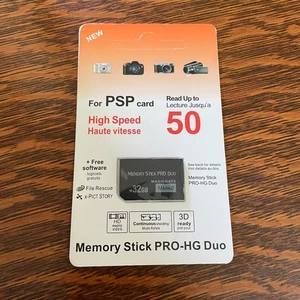 Memory Stick PRO-HG Duo MARK2 for PSP 1000 2000 3000 Camera memory SKU 01 - Picture 1 of 1