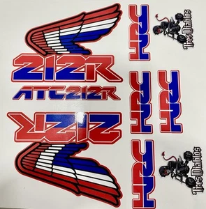 RWB Wing Decal Graphic Kit for Honda HRC ATC70 212R Mini 250R stickers ATC 70 - Picture 1 of 3