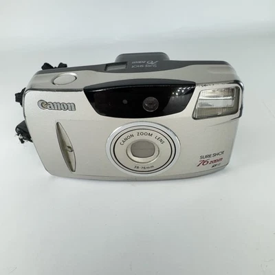 Canon Sure Shot 76 Zoom SAF 35mm Point & Shoot Film Camera Untested For Parts - Image 1 of 4