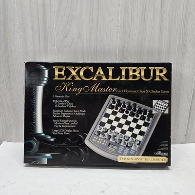 Juego de ajedrez/diecas Excalibur Electronics 2 en 1 Kingmaster nuevo Foto 1 de 4