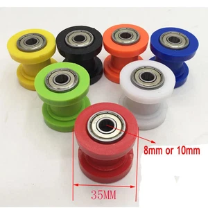 8/10 mm Cadena de transmisión Rodillo Polea Rueda Deslizante Tensor Rueda Guía Apto para Enduro - Imagen 1 de 35