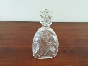 1930s Glass Pinch Whiskey Decanter 3 Kings George 5th Edward 8th George 6th - Picture 1 of 12
