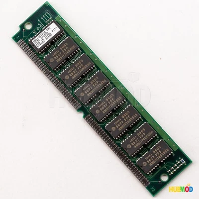 16MB HB56U432SB-6BN HM5117405BS6 SIMM 60ns EDO Non-ECC 72-Pin Memory Modules - Image 1 of 3